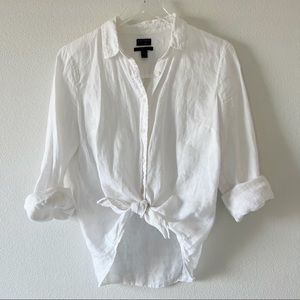 J.crew perfect shirt in linen